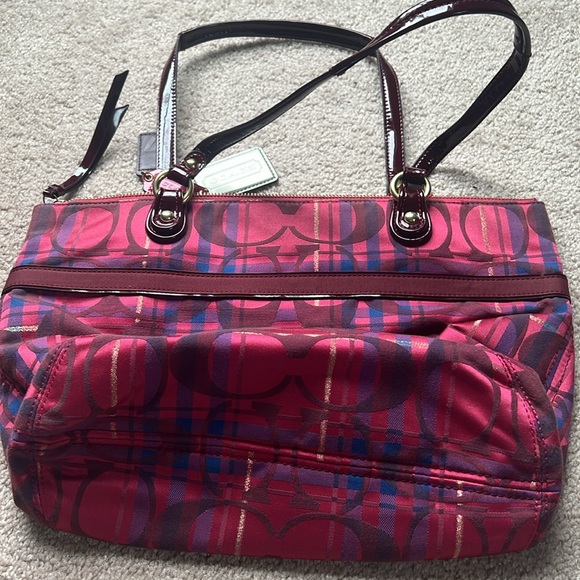 Coach Poppy Tartan shoulder bag - Picture 3 of 6
